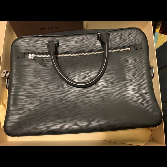 LOUIS VUITTON BRIEFCASE WITH SHOULDER STRAP - Picture 2 of 8